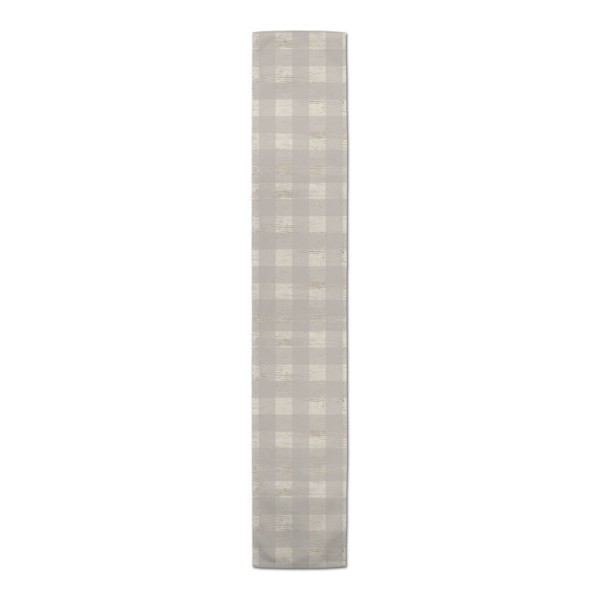 90" Buffalo Check Cotton Twill Runner